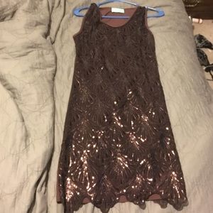 Filly Flair Brown dress with sequins